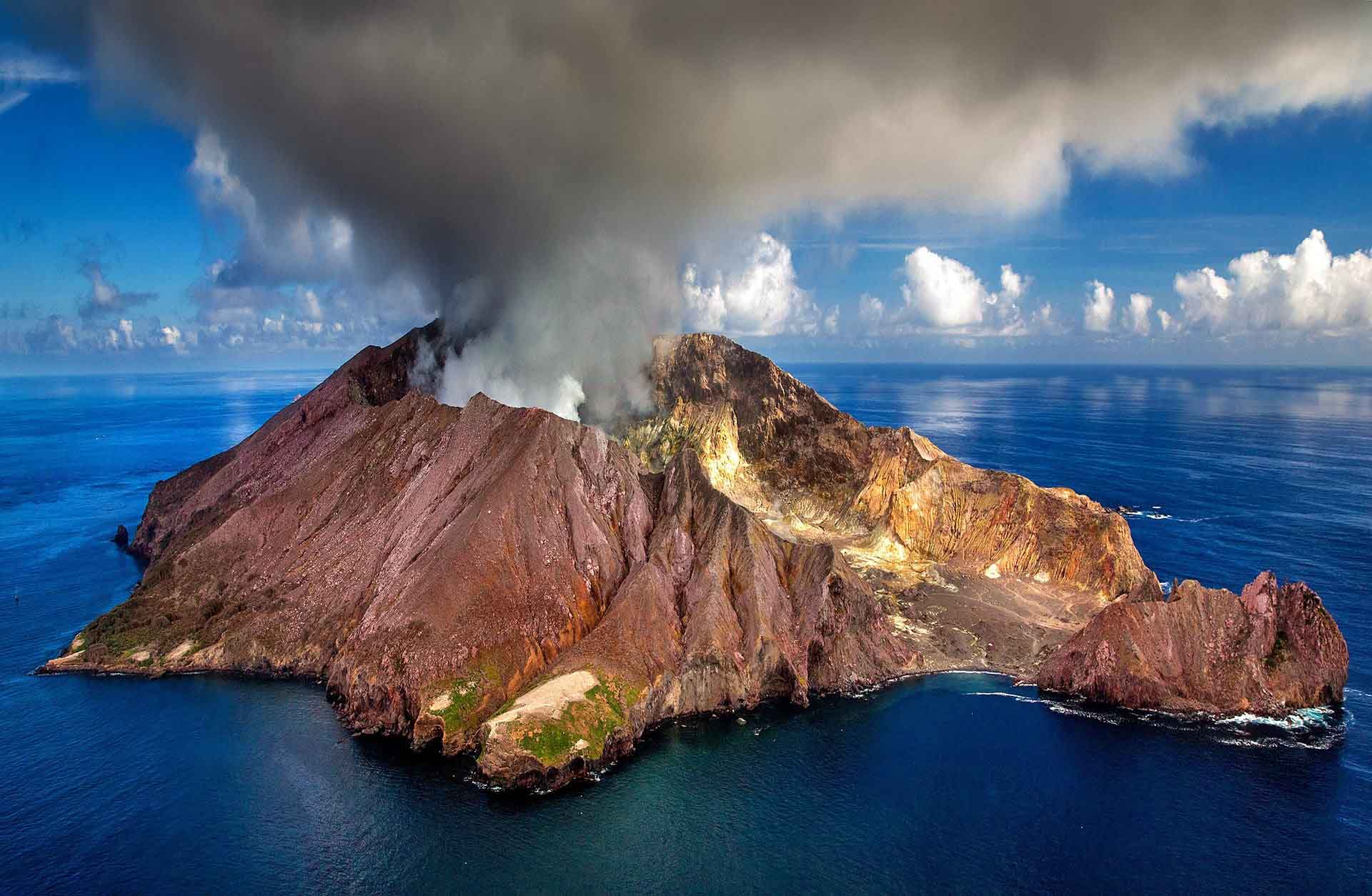 One of New Zealand´s volcano