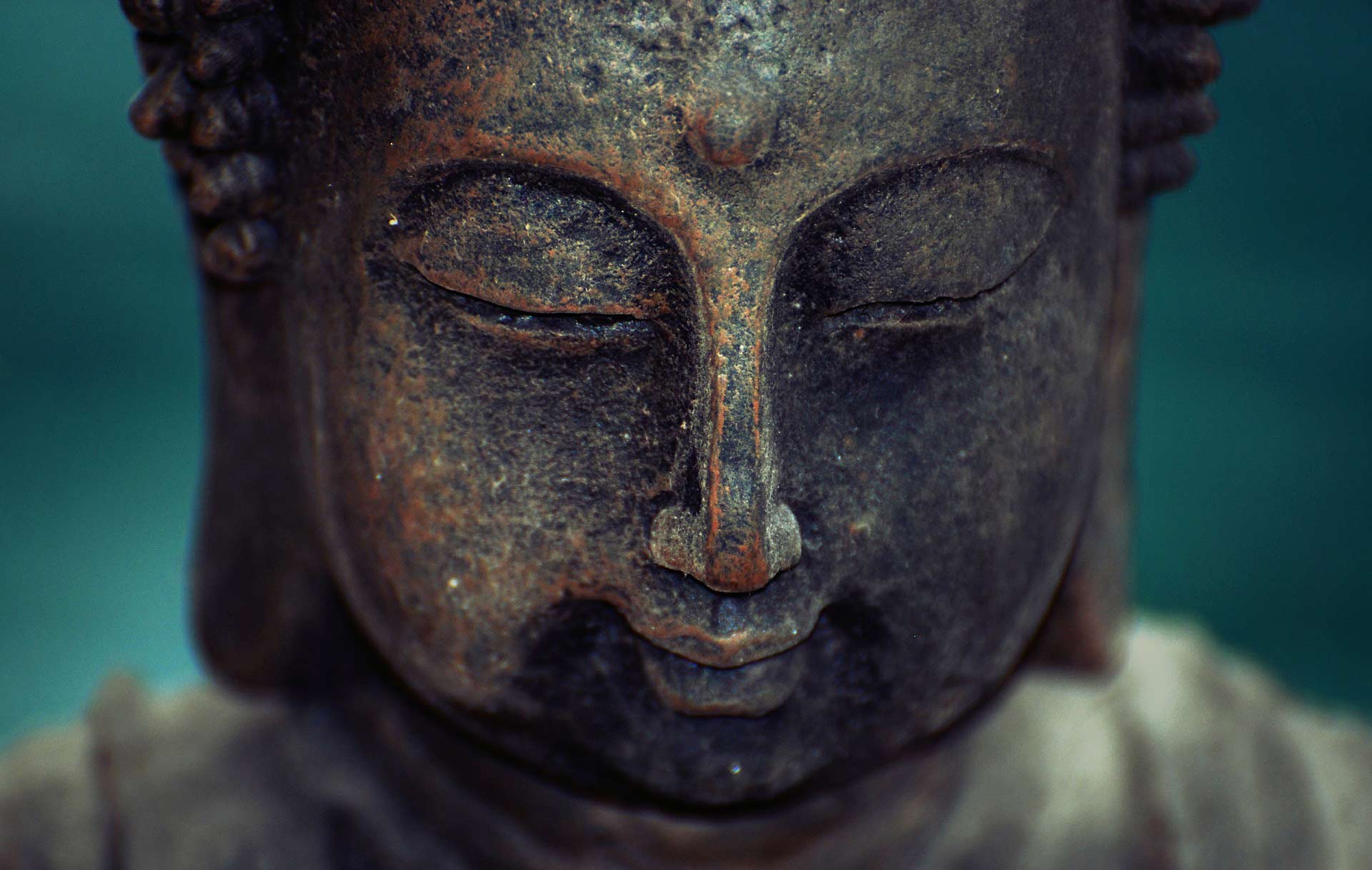 Close-up of a Buddha-statue